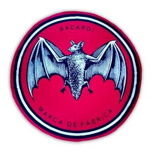 Bacardi Red and Black Bat Tapestry TOWEL PICNIC